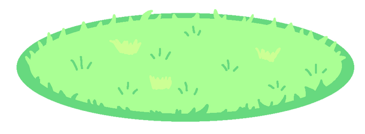Grass (where Petrmon stands)